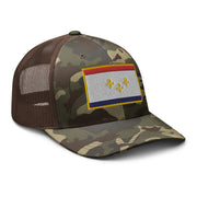 Camouflage New Orleans Flag Trucker Hat