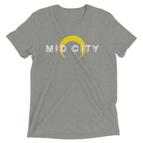 MID CITY New Orleans Tri-blend Short Sleeve T-Shirt - NOLA T-shirt, New Orleans T-shirt