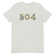 504 Black & Gold T-Shirt - NOLA REPUBLIC T-SHIRT CO.