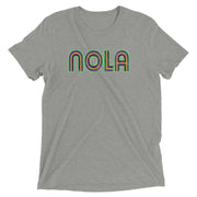 NOLA Mardi Gras Stripes Unisex Tri-blend T-Shirt - NOLA REPUBLIC T-SHIRT CO.