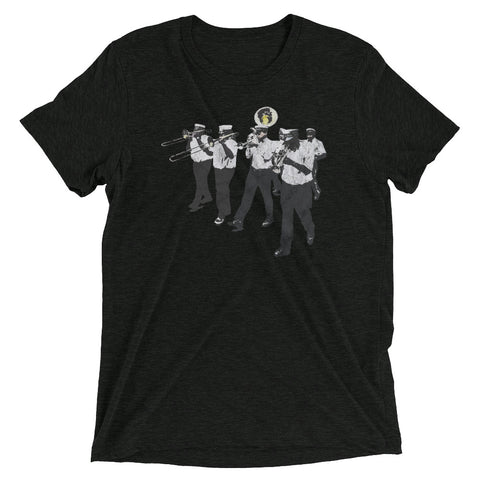 SECOND LINE Season New Orleans Vintage Scrubbed Tri-blend T-Shirt Unisex