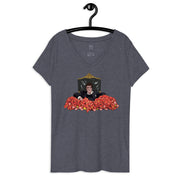Crawface Women’s V-Neck T-Shirt - NOLA REPUBLIC T-SHIRT CO.