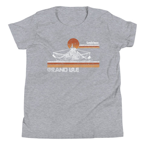 Grand Isle Shrimper Youth T-Shirt - NOLA REPUBLIC T-SHIRT CO.