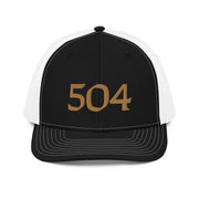 504 Black & Gold Football Trucker Hat