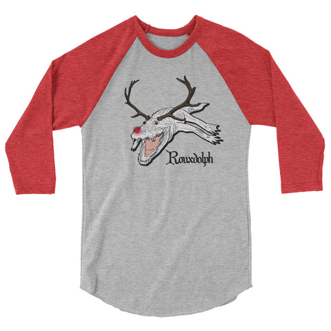 Rouxdolph 3/4 Sleeve Raglan T-Shirt