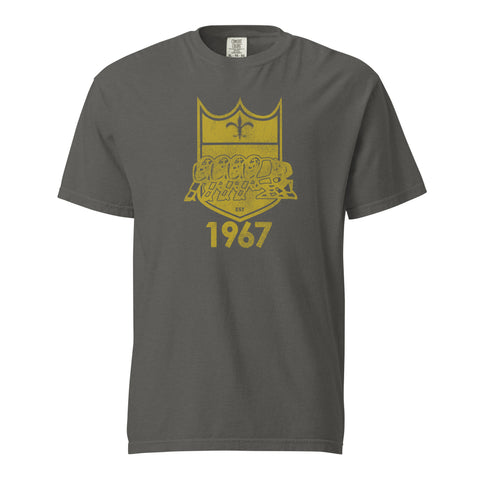 Retro 1967 NOLA Shield Unisex Garment-dyed T-Shirt