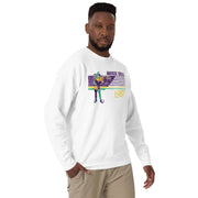 Retro Mardi Gras Jester 1987 Unisex Premium Cotton Sweatshirt