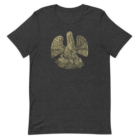 Black & Golden Pelican Unisex T-Shirt