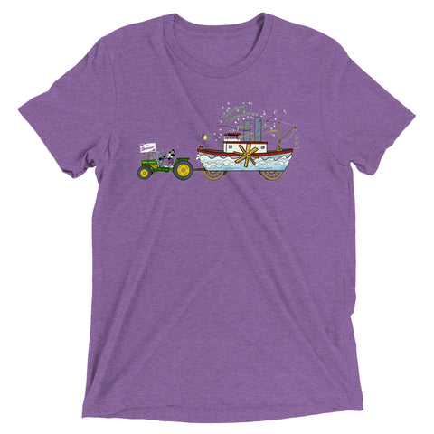 Steamboat Float #1 Unisex Tri-blend T-Shirt