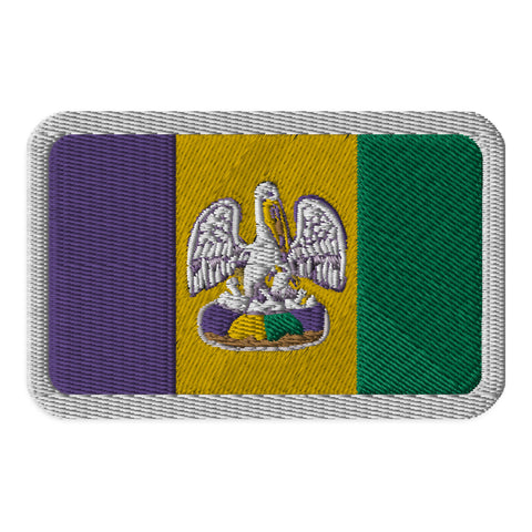 King Cake State of Mind Embroidered Patch