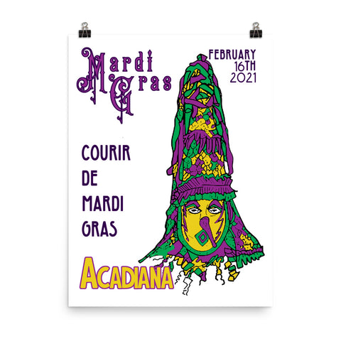 Courir De Mardi Gras 2021 Poster - NOLA T-shirt, New Orleans T-shirt