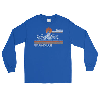 Grand Isle Shrimper Men’s Long Sleeve Shirt - NOLA REPUBLIC T-SHIRT CO.