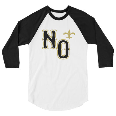 N.O. New Orleans 3/4 Sleeve Unisex T-Shirt - NOLA T-shirt, New Orleans T-shirt