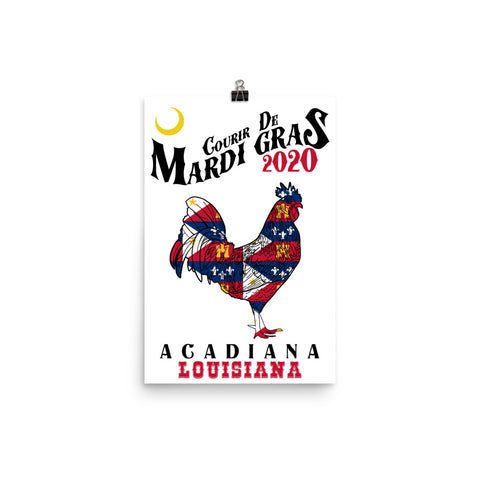 Courir de Mardi Gras 2020 Poster - NOLA T-shirt, New Orleans T-shirt