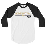 DOME PATROL 3/4 Sleeve Raglan Shirt - NOLA T-shirt, New Orleans T-shirt