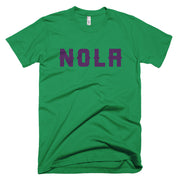 NOLA Mardi Gras Script Unisex T-Shirt - NOLA T-shirt, New Orleans T-shirt