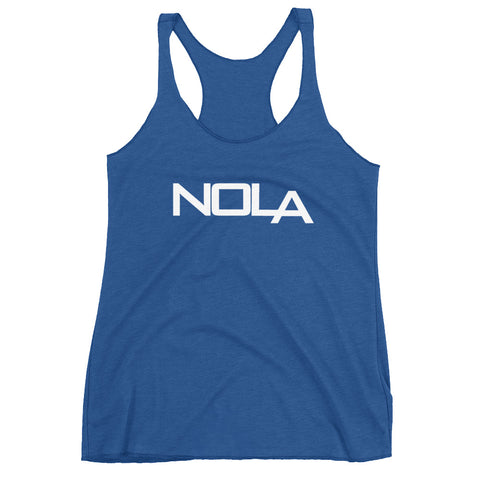 NOLA LA Women's Racerback Tank - NOLA T-shirt, New Orleans T-shirt