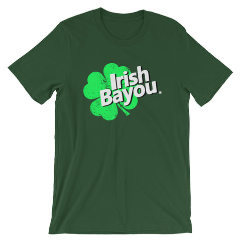 Irish Bayou Shamrock Unisex T-Shirt - NOLA T-shirt, New Orleans T-shirt