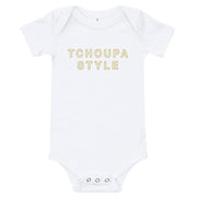 TCHOUPA STYLE ™ 3M-6M Baby Onesie - NOLA T-shirt, New Orleans T-shirt