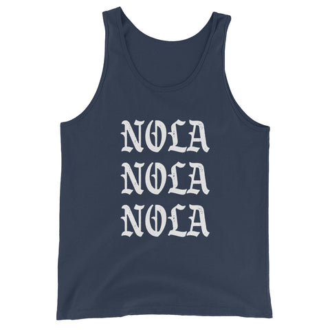 NOLA-NOLA-NOLA Unisex Tank Top - NOLA T-shirt, New Orleans T-shirt