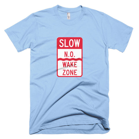 SLOW N.O. WAKE ZONE Unisex T-shirt - NOLA T-shirt, New Orleans T-shirt