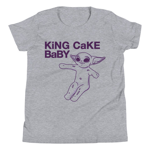 King Cake Baby Youth Short Sleeve T-Shirt - NOLA T-shirt, New Orleans T-shirt