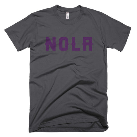 NOLA Mardi Gras Script Unisex T-Shirt - NOLA T-shirt, New Orleans T-shirt
