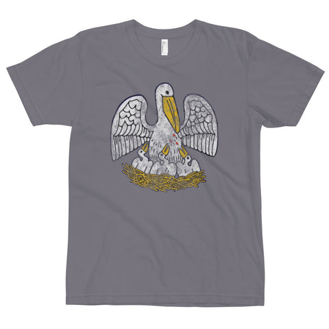 Louisiana State Pelican Unisex T-Shirt - NOLA T-shirt, New Orleans T-shirt