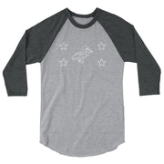 CCC Bridge Pelican 3/4 Raglan T-Shirt - NOLA T-shirt, New Orleans T-shirt