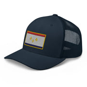 New Orleans Flag Trucker Hat - NOLA REPUBLIC T-SHIRT CO.