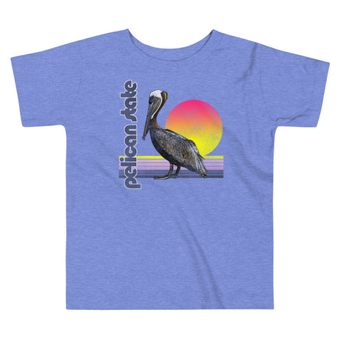 Retro Pelican State Toddler T-Shirt - NOLA REPUBLIC T-SHIRT CO.