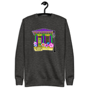Porch Pardi Gras House Float #1 Unisex Fleece Sweatshirt - NOLA T-shirt, New Orleans T-shirt