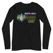 Retro Mardi Gras 1987 New Orleans Unisex Long Sleeve T-Shirt