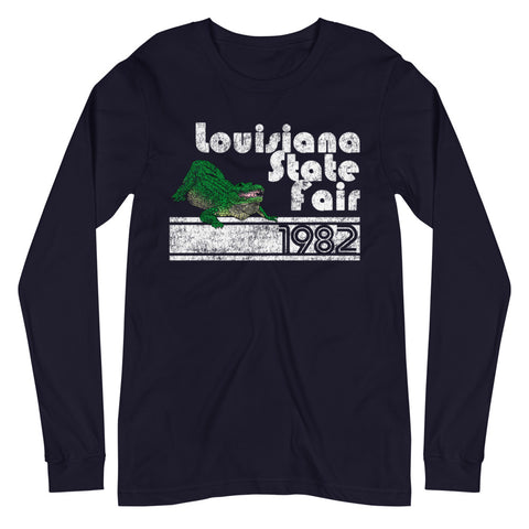 Retro Louisiana State Fair 1982 Unisex Long Sleeve T-Shirt