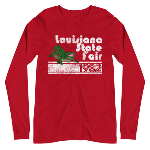 Retro Louisiana State Fair 1982 Unisex Long Sleeve T-Shirt