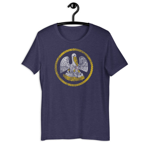 Pelican Seal Unisex T-Shirt - NOLA REPUBLIC T-SHIRT CO.