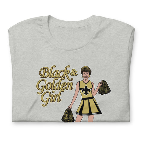 Black & Golden Girl Unisex T-Shirt - NOLA REPUBLIC T-SHIRT CO.