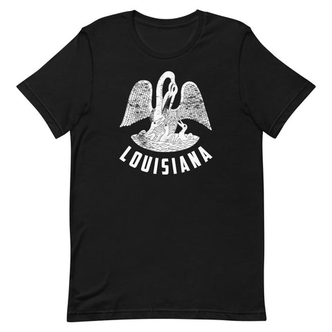 LOUISIANA PELICAN 1861 Unisex T-Shirt - NOLA REPUBLIC T-SHIRT CO.