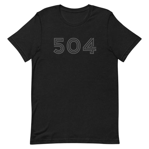 504 Black & Gold T-Shirt - NOLA REPUBLIC T-SHIRT CO.