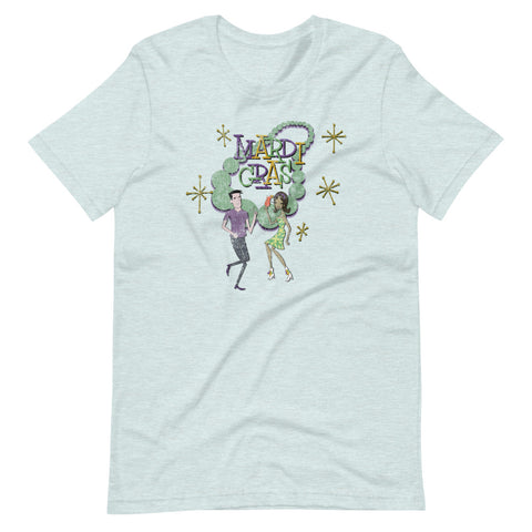 Mardi Gras retro 60's Unisex T-Shirt