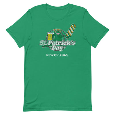 Vintage New Orleans St. Patrick's Day Gator Unisex T-Shirt