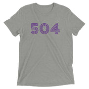 504 Mardi Gras Unisex Tri-blend T-Shirt - NOLA REPUBLIC T-SHIRT CO.