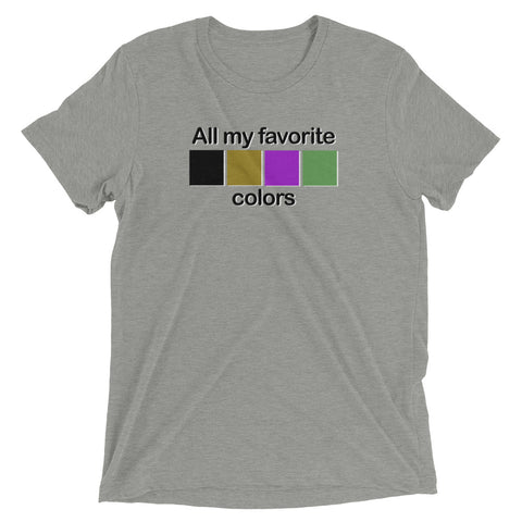 All My Favorite Colors Unisex Tri-blend T-Shirt