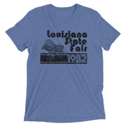 Retro Louisiana State Fair 1982 Limited Black Unisex Tri-blend T-Shirt - NOLA REPUBLIC T-SHIRT CO.