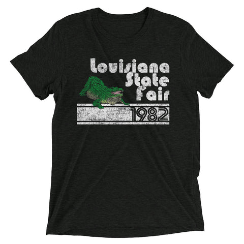 Retro Louisiana State Fair 1982 Unisex Tri-blend T-Shirt - NOLA REPUBLIC T-SHIRT CO.