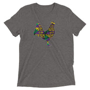 Courir de Mardi Gras 2022 Rooster Unisex Tri-blend T-Shirt, Nola Republic T-Shirt Co.