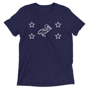 CCC Pelican Stencil Unisex Tri-blend T-shirt - NOLA T-shirt, New Orleans T-shirt