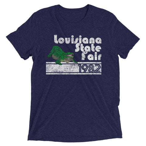 Retro Louisiana State Fair 1982 Unisex Tri-blend T-Shirt - NOLA REPUBLIC T-SHIRT CO.
