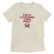 Fresh Louisiana Crab Meat Tri-blend T-Shirt - NOLA REPUBLIC T-SHIRT CO.