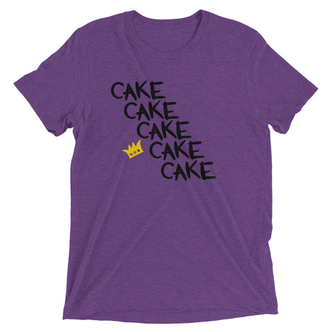 Mardi Gras Cake, Cake, Cake... Unisex Tri-blend T-Shirt